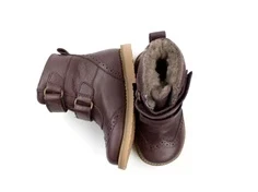 Pom Pom vinterstøvle dark plum med TEX